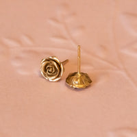 Rose Flower Stud Earrings