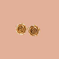 Rose Flower Stud Earrings