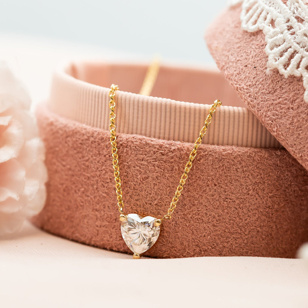 Heartlight | Heart Diamond Pendant Necklace