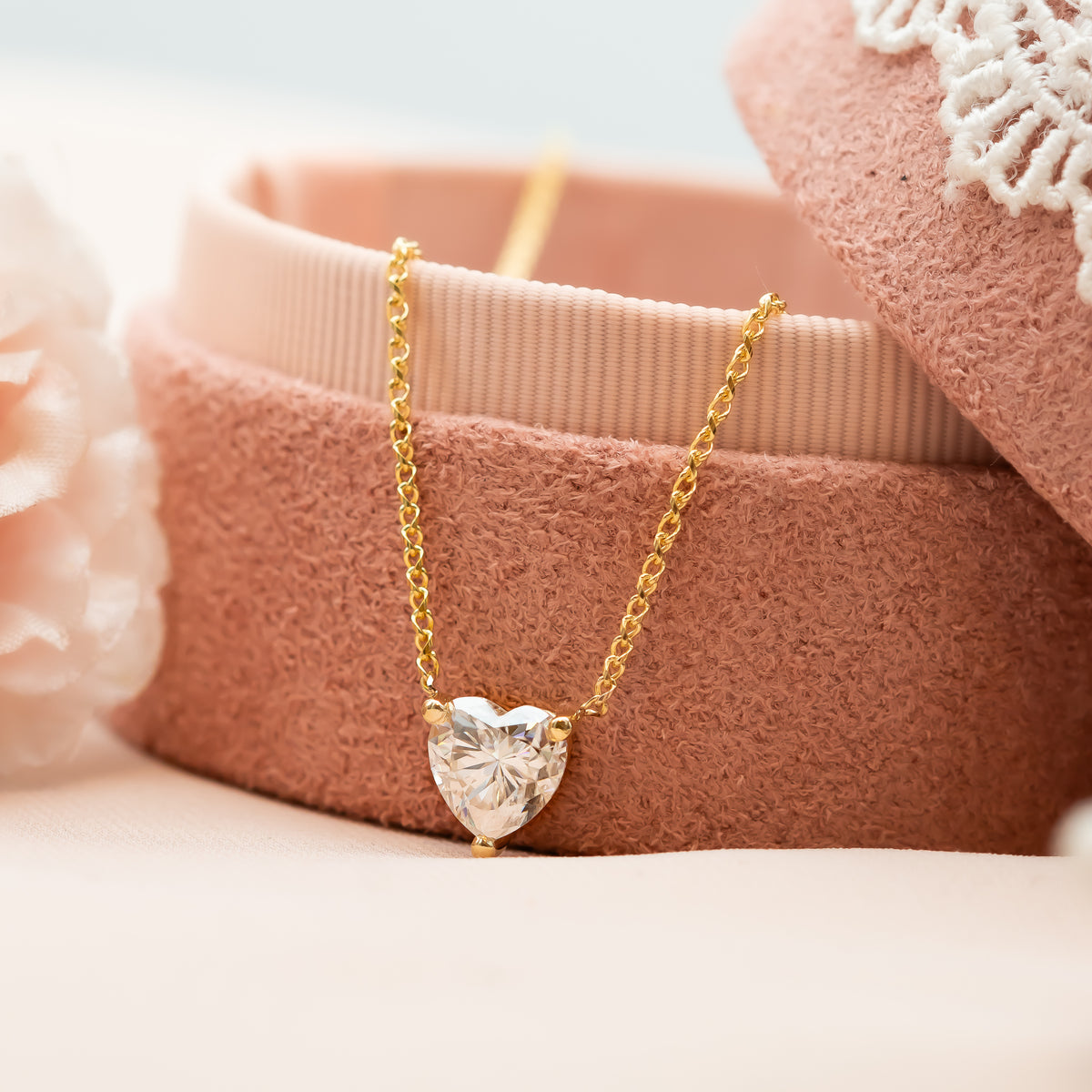 Heartlight | Heart Diamond Pendant Necklace