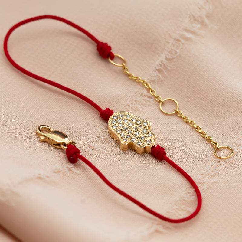 Diamond Hamsa Bracelet