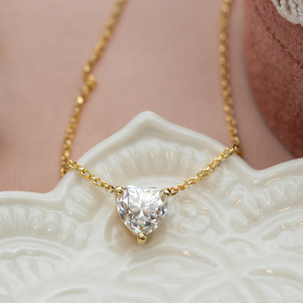 Heartlight | Heart Diamond Pendant Necklace
