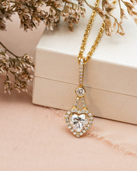 Ready to Ship | Amara | Heart Diamond Pendant