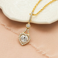 Ready to Ship | Amara | Heart Diamond Pendant