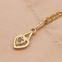Ready to Ship | Amara | Heart Diamond Pendant