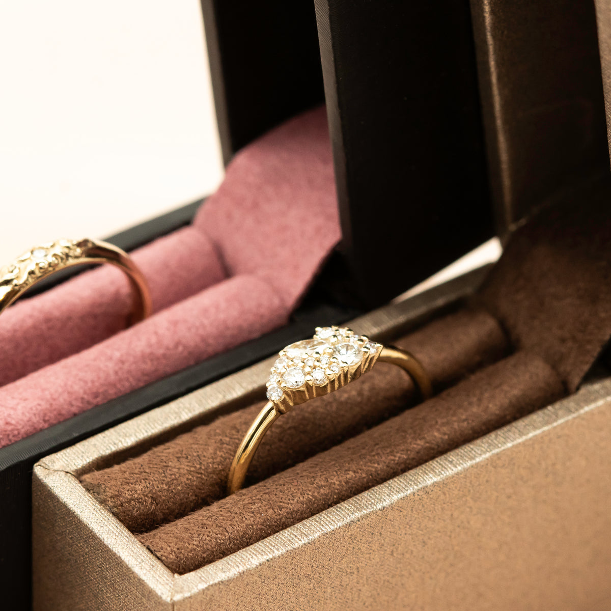 Serenity | Delicate Diamond Cluster Ring