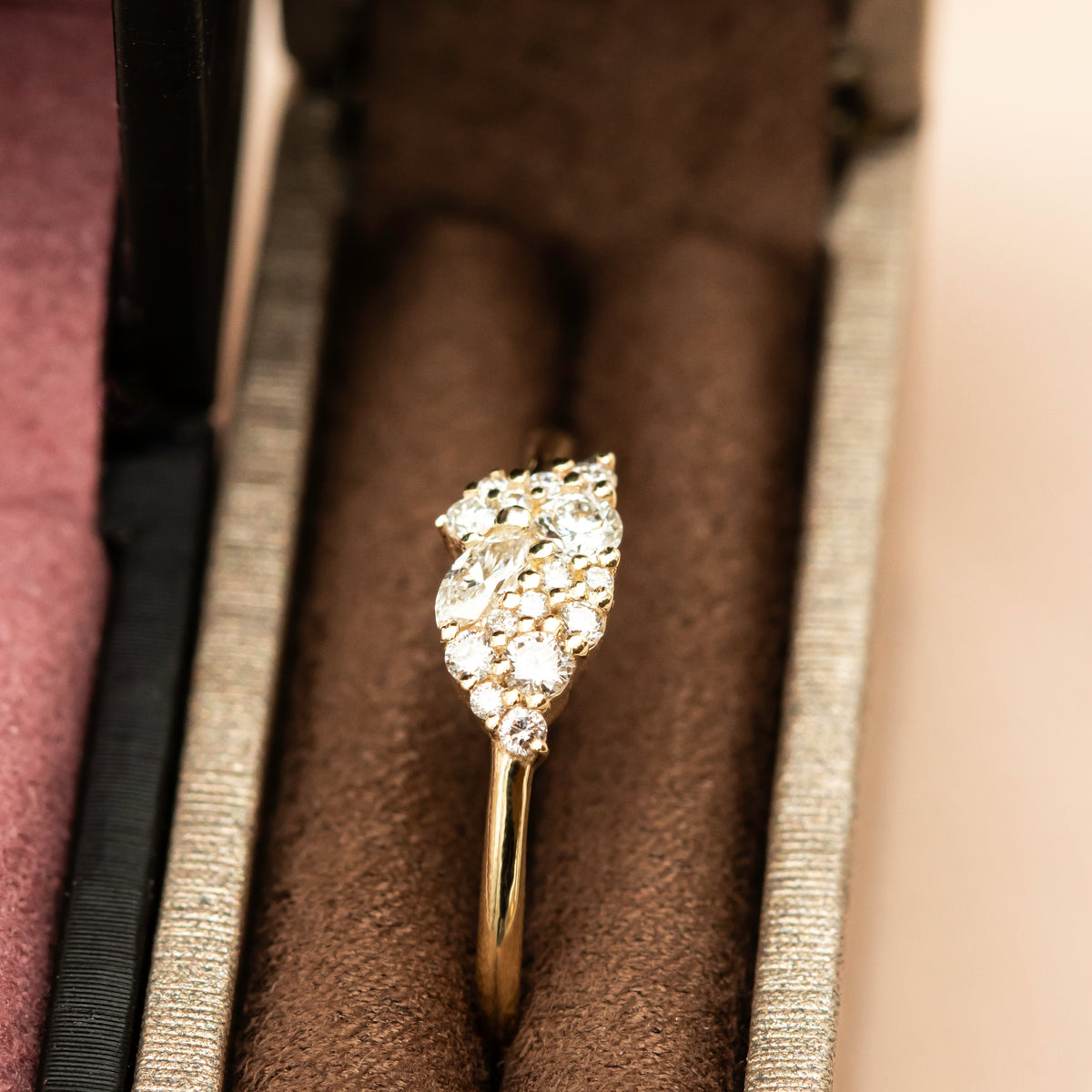 Serenity | Delicate Diamond Cluster Ring
