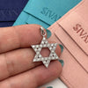 Big Diamond Star of David Pendant Necklace