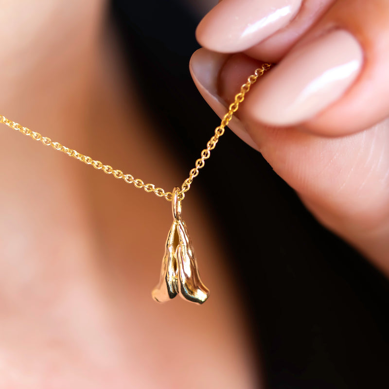 Praying Hands Necklace