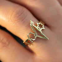 Israeli Symbols Ring