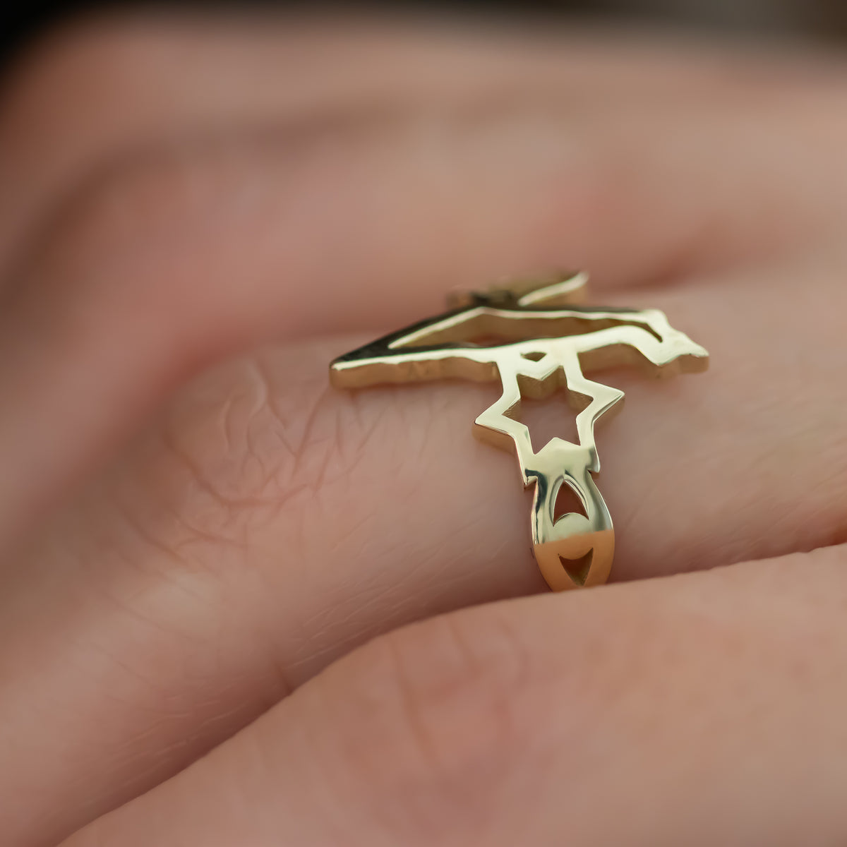 Israeli Symbols Ring