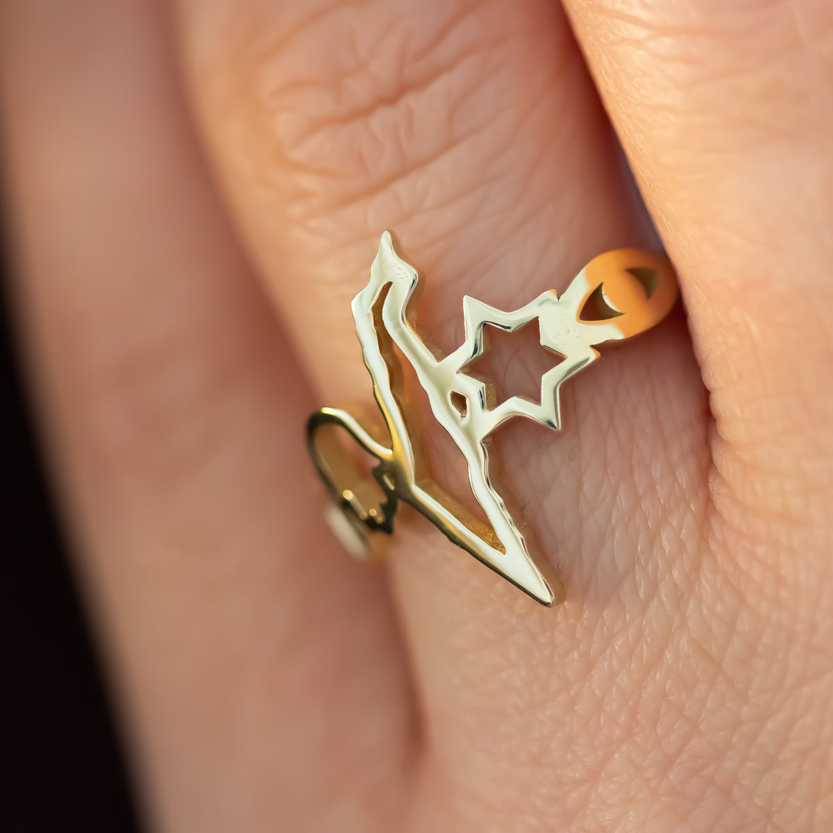 Israeli Symbols Ring