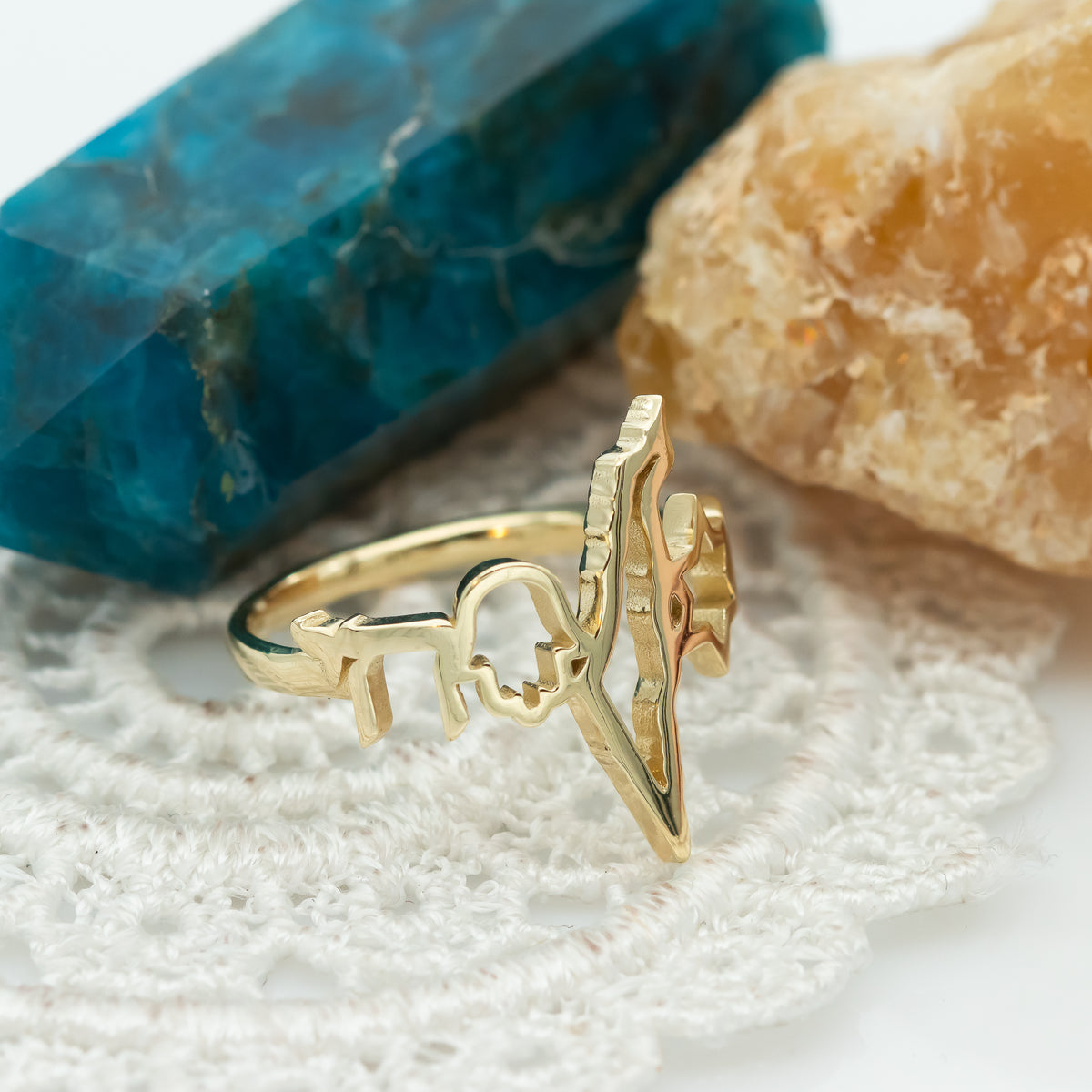 Israeli Symbols Ring