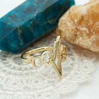 Israeli Symbols Ring