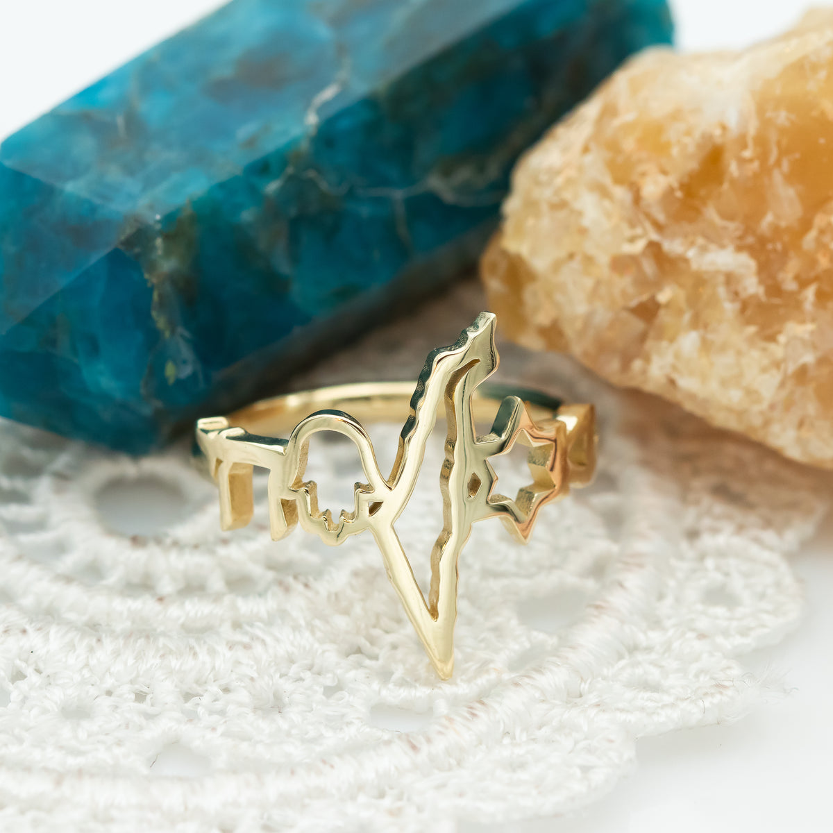 Israeli Symbols Ring