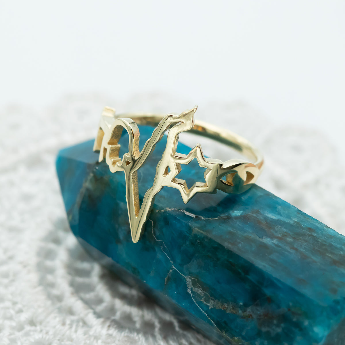 Israeli Symbols Ring
