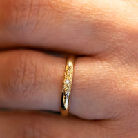 Lace Gold Ring, 14K Gold Delicate Solid Gold Ring, Diamond Wedding Band for Her, Antique Vintage Style Ring, Gold Stacking Ring, Scroll Ring