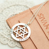 Personalized Star of David Pendant Necklace