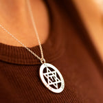 Personalized Star of David Pendant Necklace