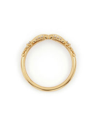 Laurel | Floral Diamond Wedding Band