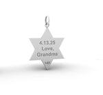 Star of David Lion Pendant Necklace For Men