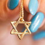 Men Star of David Pendant Necklace