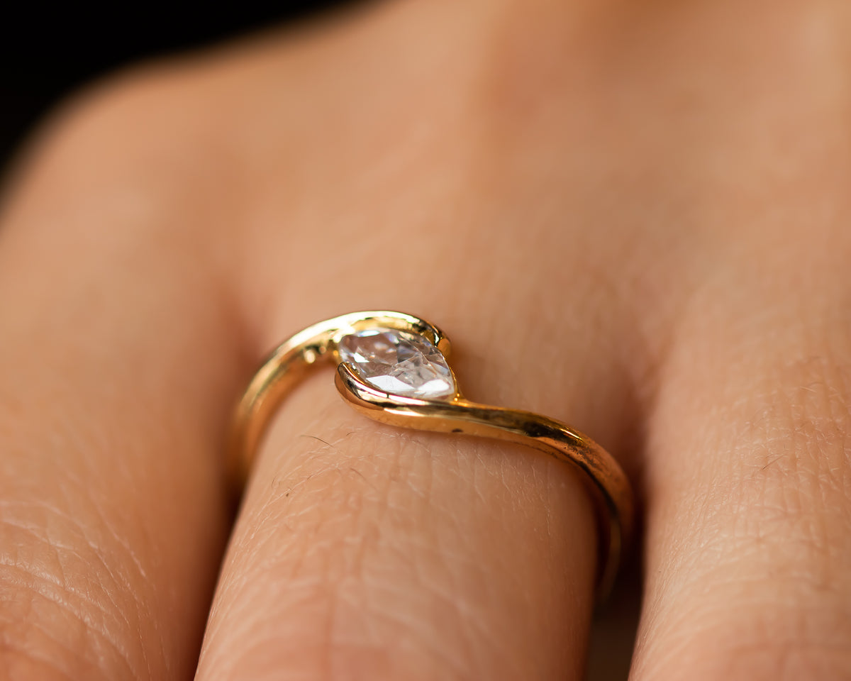 Marquise Diamond Ring, marquise diamod engagement ring , diamond bridal ring set 
