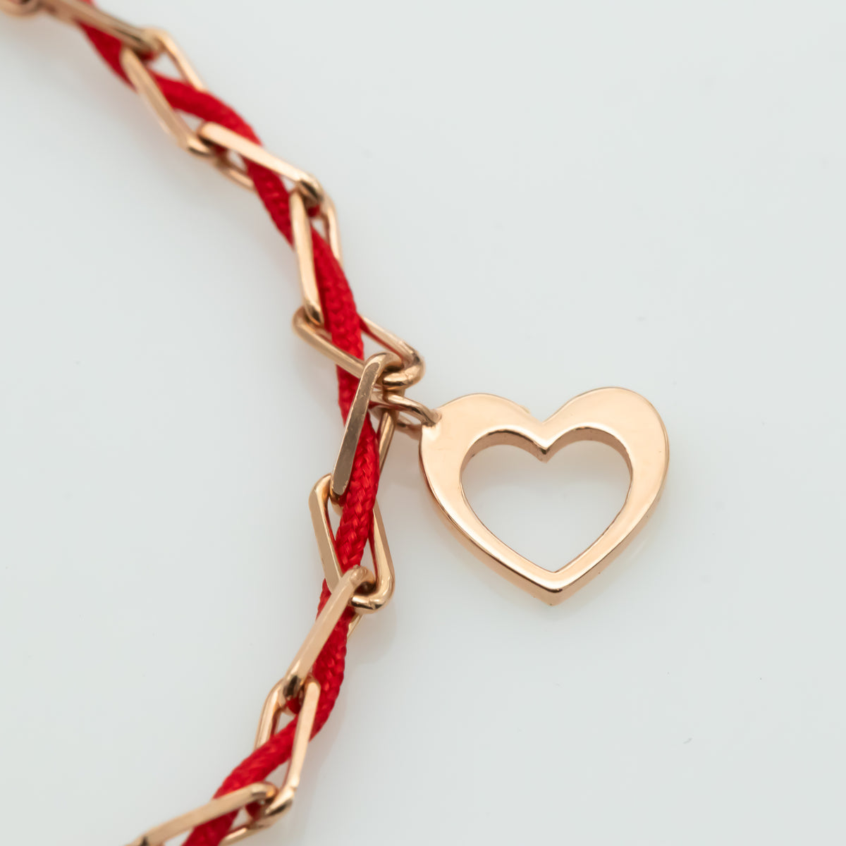 Blessed - Charm Bracelet with a Red String - Blessed by the Rabbi