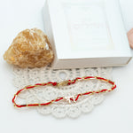 Blessed - Chai Bracelet with a Red String