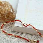 Blessed - Chai Bracelet with a Red String