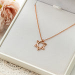 Rounded Star of David Necklace