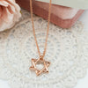 Rounded Star of David Necklace