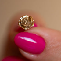 Rose Flower Stud Earrings