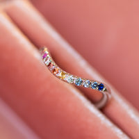 Spectrum | Rainbow Sapphire Ring