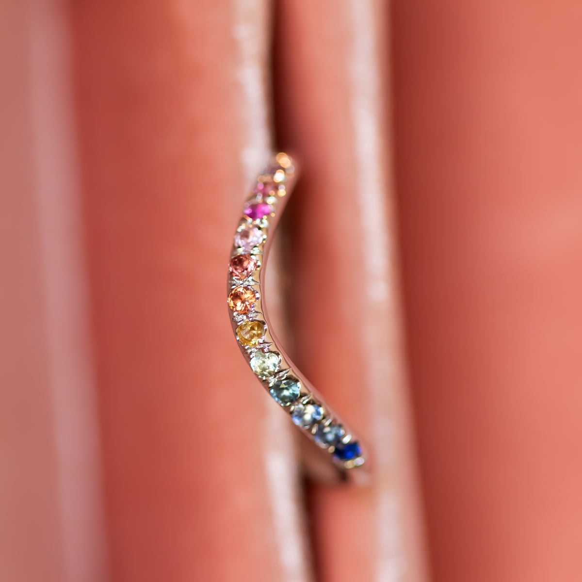 Spectrum | Rainbow Sapphire Ring