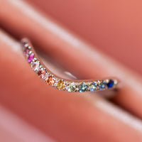 Spectrum | Rainbow Sapphire Ring
