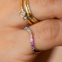 Spectrum | Rainbow Sapphire Ring