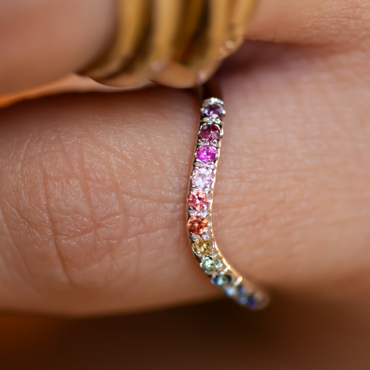 Spectrum | Rainbow Sapphire Ring