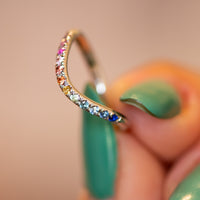 Spectrum | Rainbow Sapphire Ring