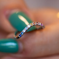 Spectrum | Rainbow Sapphire Ring