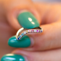 Spectrum | Rainbow Sapphire Ring