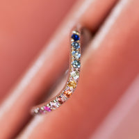 Spectrum | Rainbow Sapphire Ring
