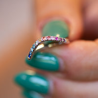 Spectrum | Rainbow Sapphire Ring