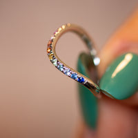 Spectrum | Rainbow Sapphire Ring
