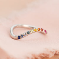 Spectrum | Rainbow Sapphire Ring