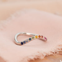 Spectrum | Rainbow Sapphire Ring