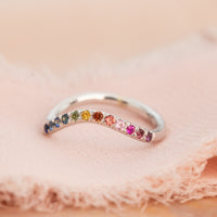 Spectrum | Rainbow Sapphire Ring