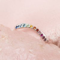 Spectrum | Rainbow Sapphire Ring