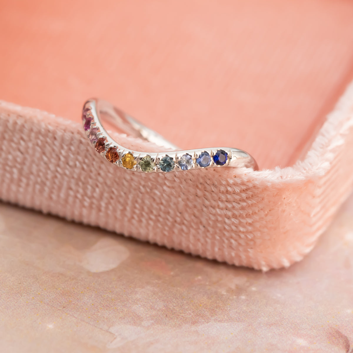Spectrum | Rainbow Sapphire Ring
