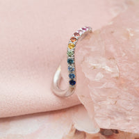 Spectrum | Rainbow Sapphire Ring